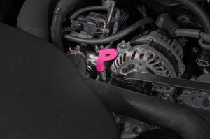 Subaru BRZ Dipstick Handle - Perrin Performance - P Style - Hyper Pink - `13-`25
